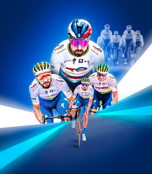 Team, TotalEnergies, Tour, ciclismo, prueba, carrera, vuelta, Francia, Par&iacute;s, Campos, El&iacute;seos